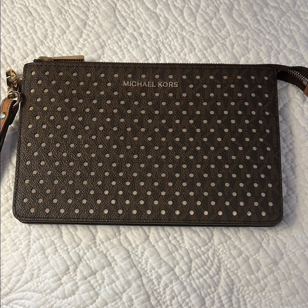 Michael Kors Brown Leather Wallet